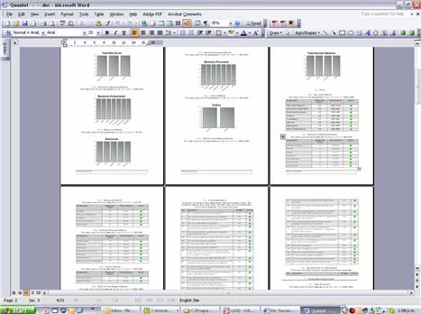 Resultant report preview
