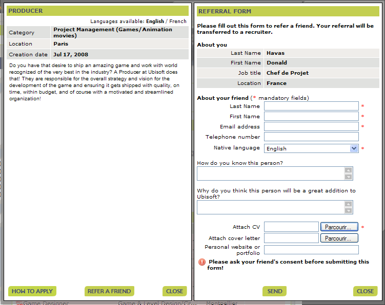Resume parse preview