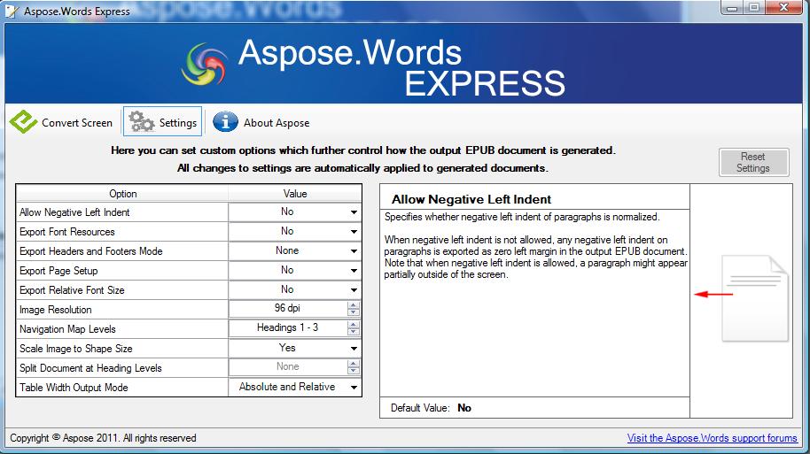 Convert Document to EPUB in C#