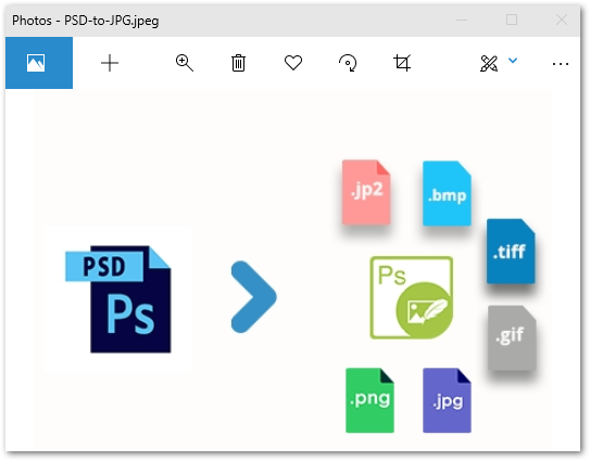 PSD to PNG