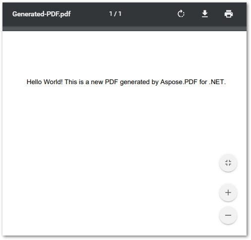 create pdf using C#
