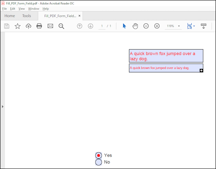 Fillable PDF