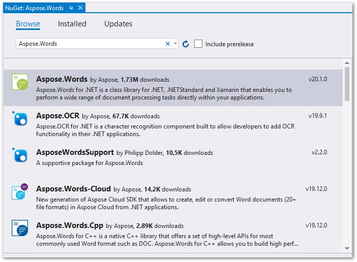 .NET API for Word Comparison