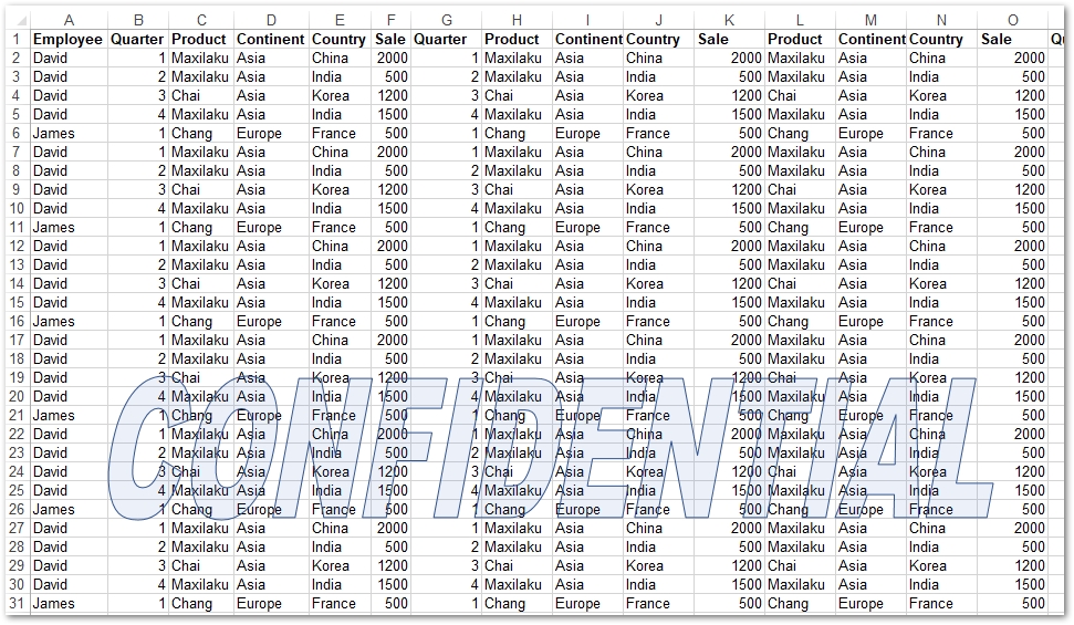 Adding Watermark in Excel Worksheet
