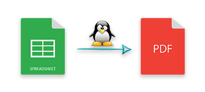 Excel to PDF Linux