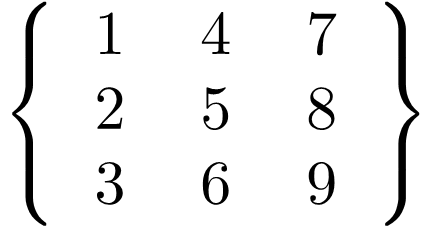 Render Matrices, Parenthesis, and Brackets in C#