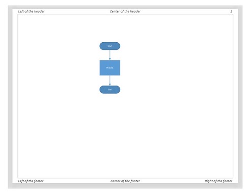 Header Footer Visio