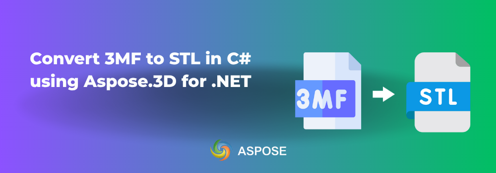 Convert 3MF File to STL in C#