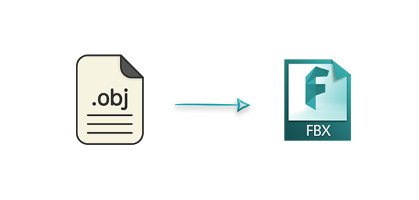 تحويل OBJ إلى FBX Python