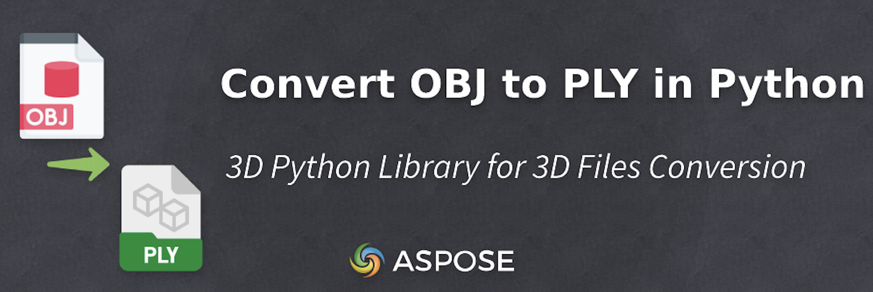 Convert OBJ to PLY in Python