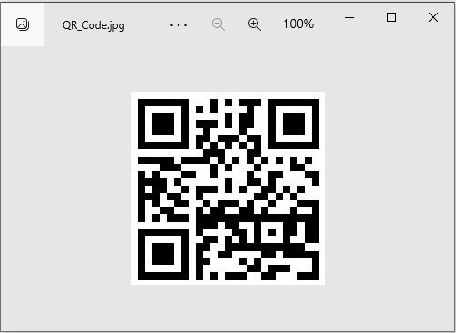قم بإنشاء QR Code في Python.