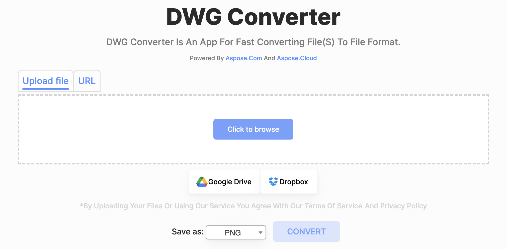 convert dwg to png online