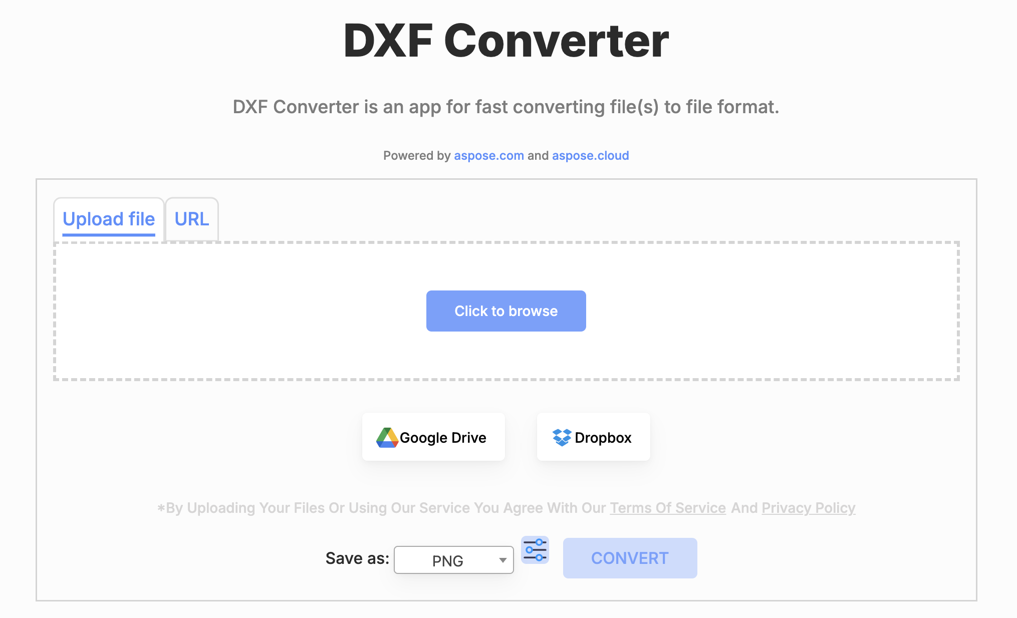 محول DXF إلى PNG 