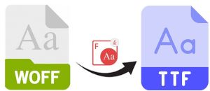 تحويل WOFF إلى TTF باستخدام Java.