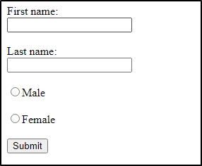 إنشاء نموذج HTML إرسال Btn