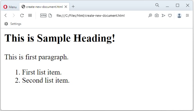 إنشاء ملف HTML في CSharp
