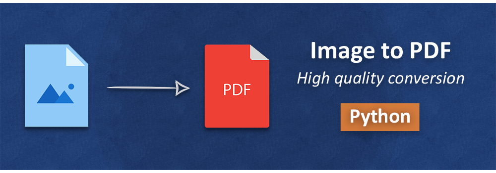 تحويل الصورة إلى PDF في Python