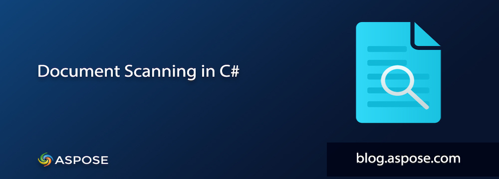 مسح المستندات ضوئيًا في C#