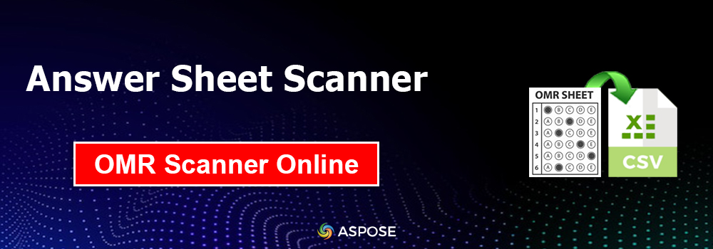 ماسح الإجابة - OMR Scanner Online