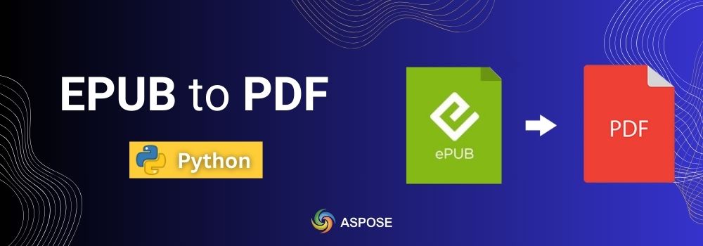تحويل EPUB إلى PDF في بايثون