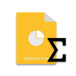 إنشاء معادلة رياضية في PPT في C#