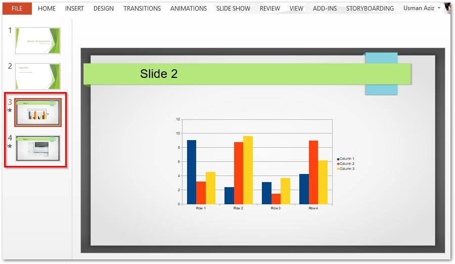عرض PowerPoint مدمج باستخدام C#