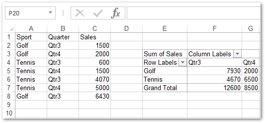 Excel File