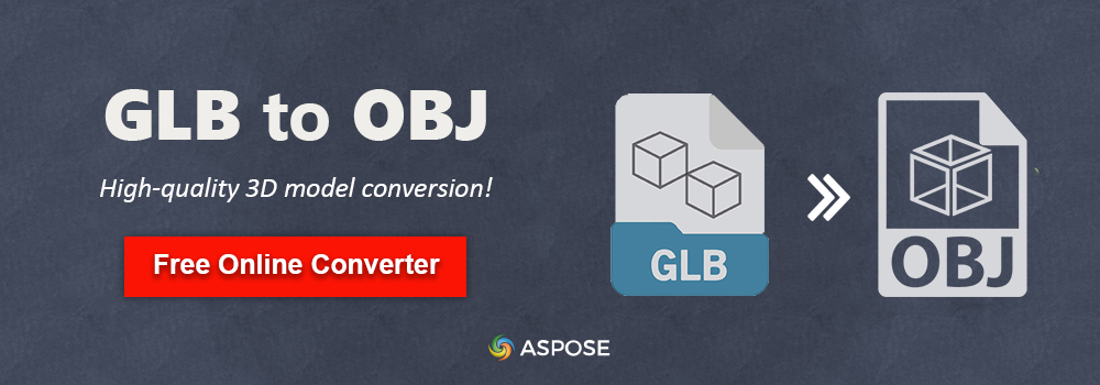 Převést GLB na OBJ Online