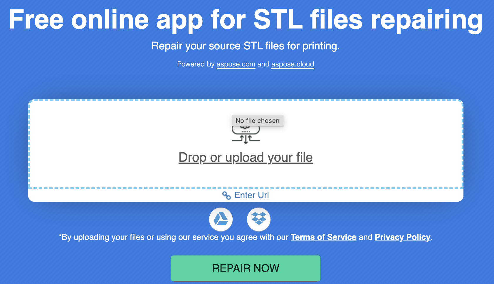 Oprava STL souboru online