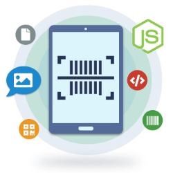 číst čárový kód v nodejs