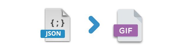 Převést JSON na GIF v C#