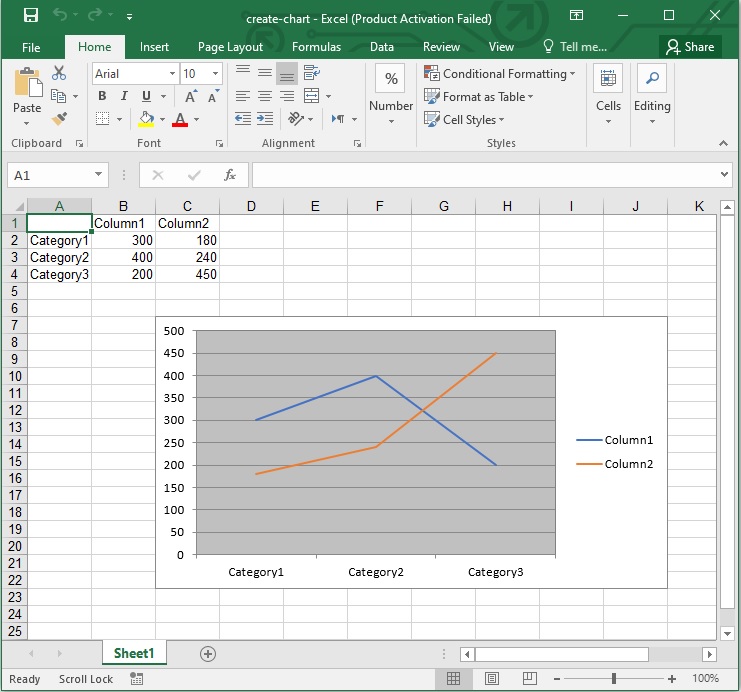 Přidat grafy do souboru Excel pomocí Pythonu