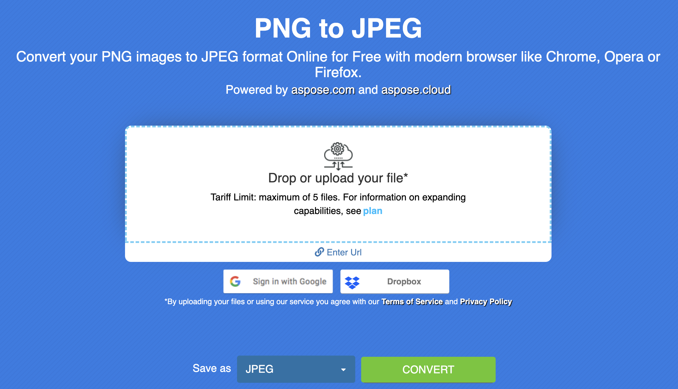 Převod PNG na JPEG online