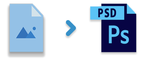 Obrázek PNG JPG na PSD