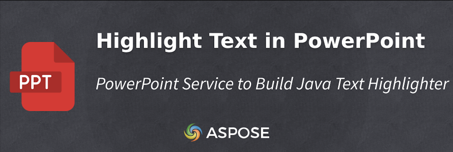 Highlight Text in Powerpoint Files using Java