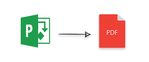 Převést MPP do PDF