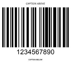 Barcode-Beschriftungen anzeigen