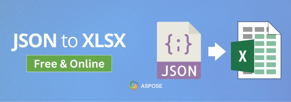 JSON in XLSX online konvertieren