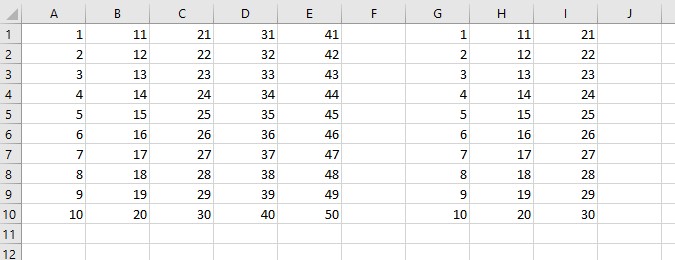 Bild mit den kopierten Spalten