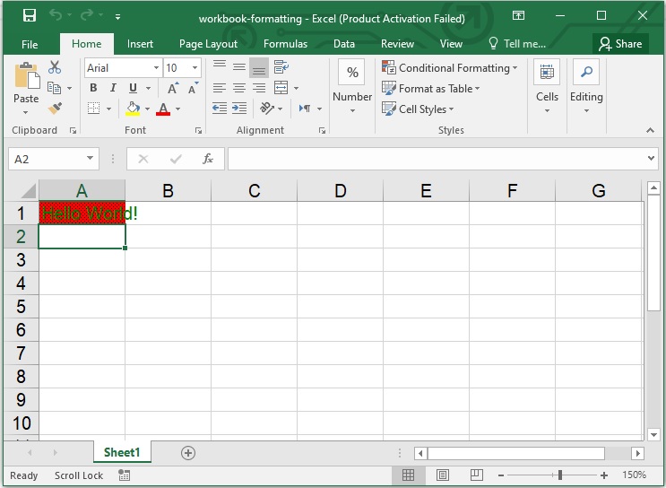 Modifying Cell Formatting in Excel using Python