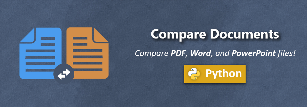 Vergleichen Sie Word-, PDF und PPT Dokumente in Python
