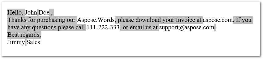 Erstellen Sie ein Word Dokument aus einer Seriendruckvorlage in Python