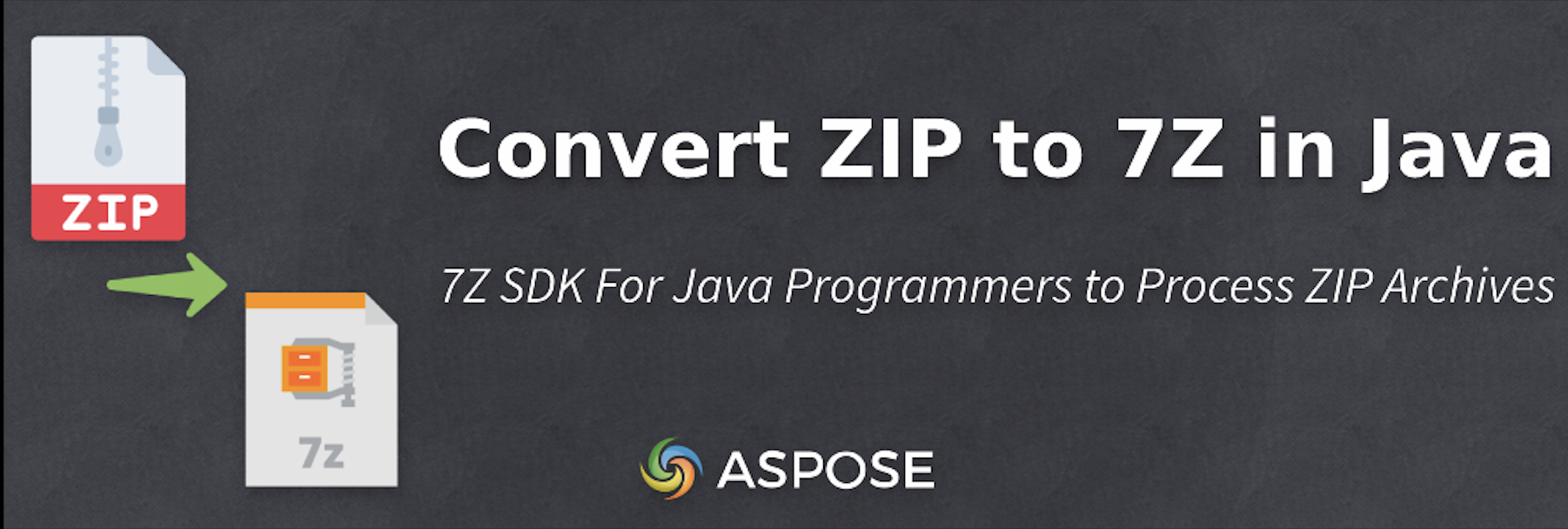 Konvertieren Sie ZIP in 7Z in Java