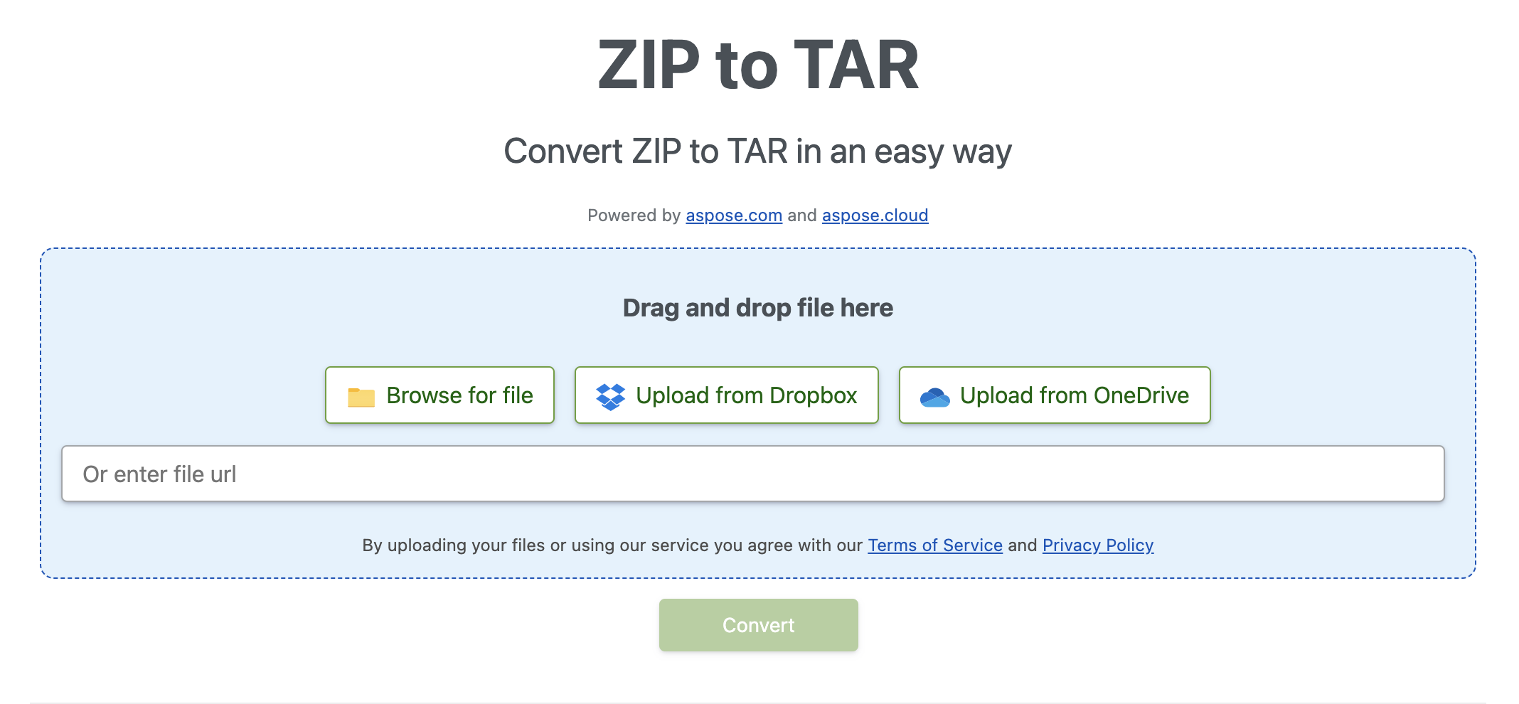 ZIP zu TAR.GZ Converter