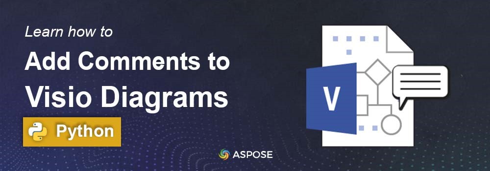 Add comments to Visio diagram in Python