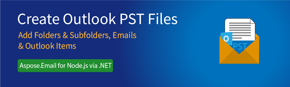 Create PST Files in C#