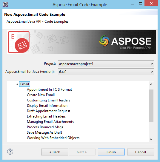 Create and Send emails in Java