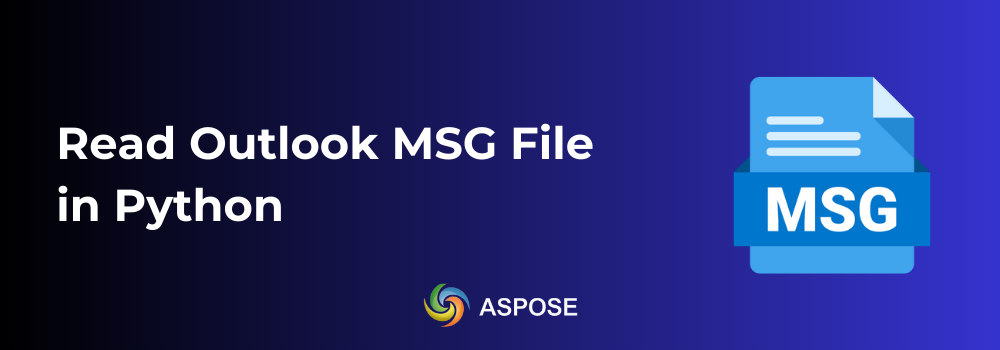 Read Outlook MSG File in Python