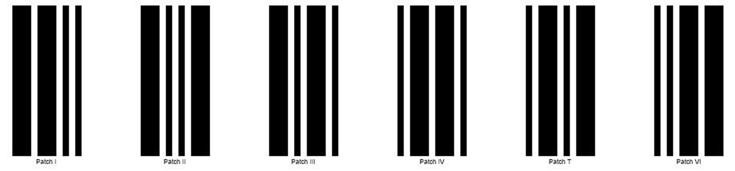 Tipos de códigos de parche