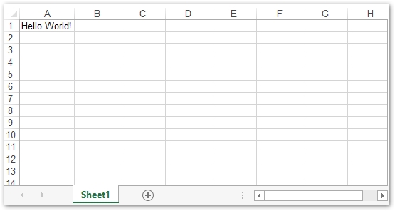 Crear archivo de Excel en Linux